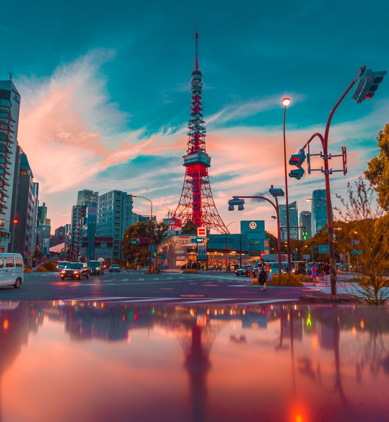 Tokyo skyline with Mount Fuji in the background
