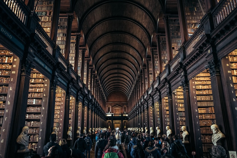 Trinity College Dublin Long Room library