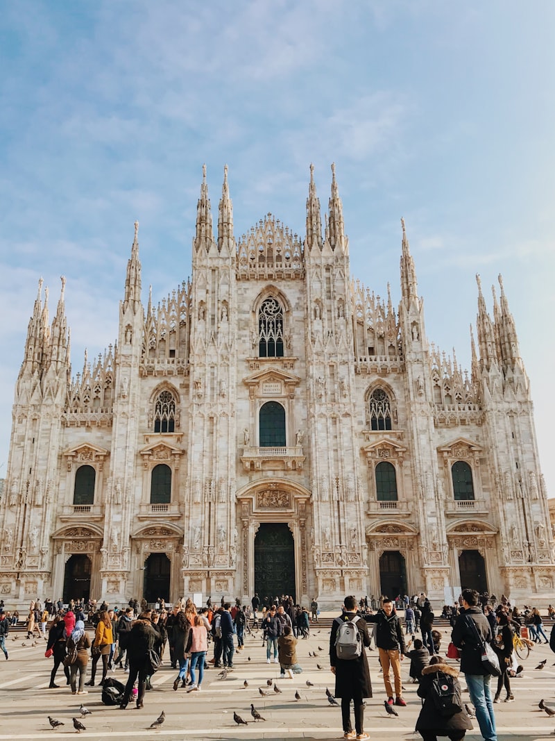 Milan's impressive Duomo with Gothic architecture