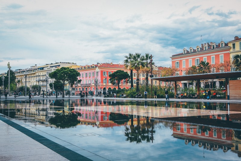 Nice French Riviera coastline