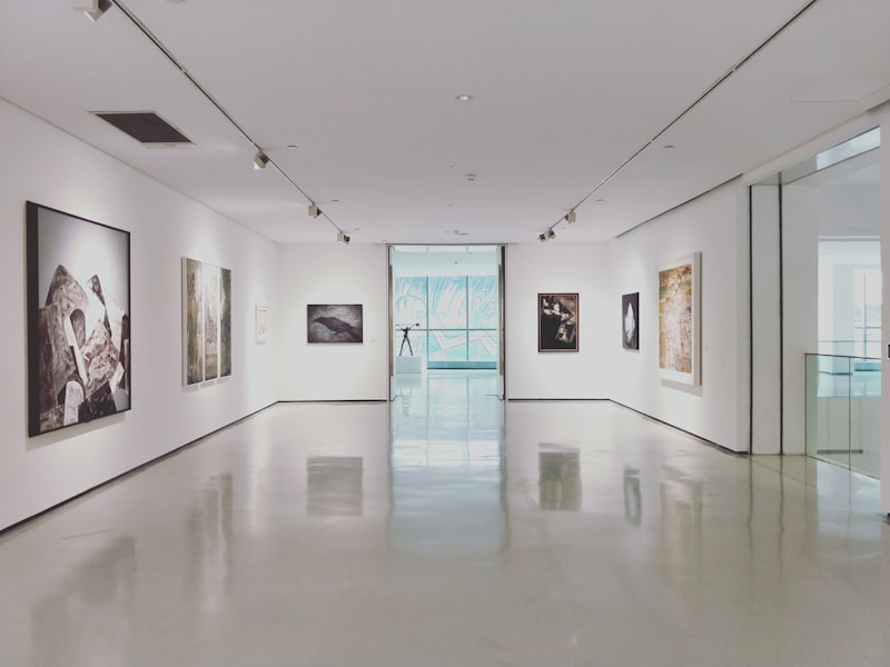 Modern architecture of GAM cultural center Santiago