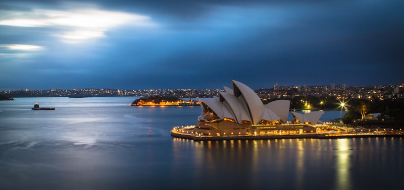 Sydney Opera House at sunset