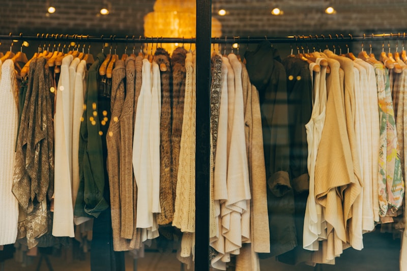Luxury fashion boutique window on Via Montenapoleone in Milan